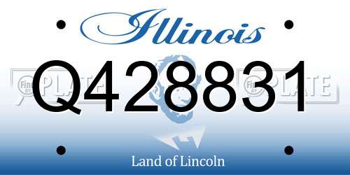 Q428831 Illinois License Plate