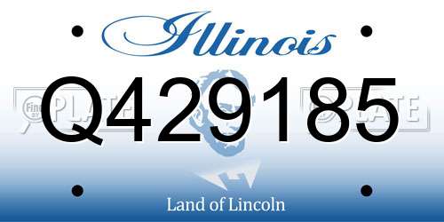 Q429185 Illinois License Plate