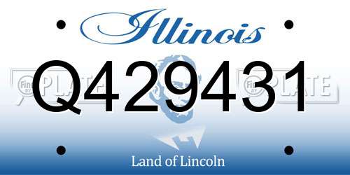Q429431 Illinois License Plate