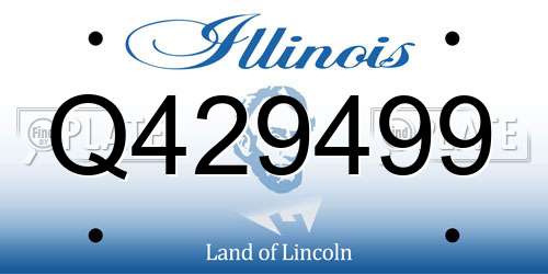 Q429499 Illinois License Plate