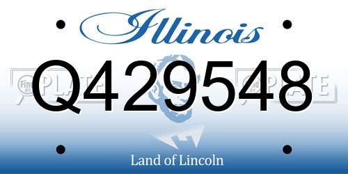 Q429548 Illinois License Plate