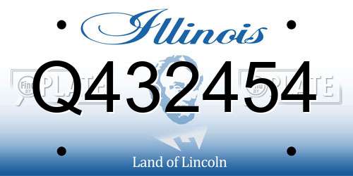 Q432454 Illinois License Plate