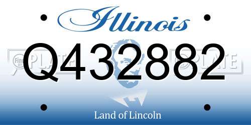 Q432882 Illinois License Plate
