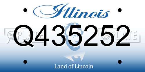 Q435252 Illinois License Plate