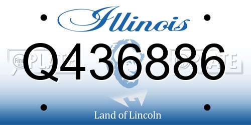 Q436886 Illinois License Plate
