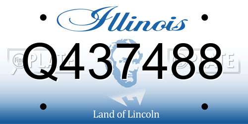 Q437488 Illinois License Plate