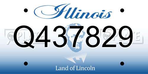 Q437829 Illinois License Plate