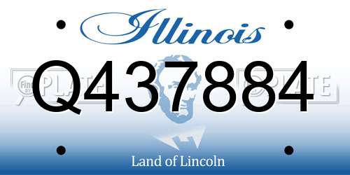 Q437884 Illinois License Plate