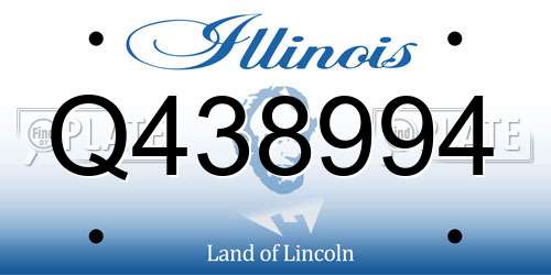Q438994 Illinois License Plate