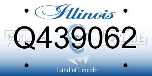 Q439062 Illinois License Plate