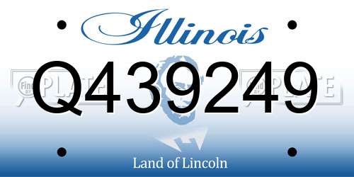 Q439249 Illinois License Plate
