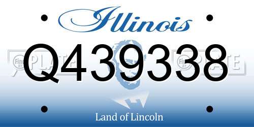 Q439338 Illinois License Plate