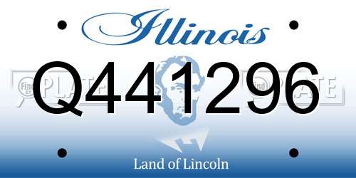 Q441296 Illinois License Plate