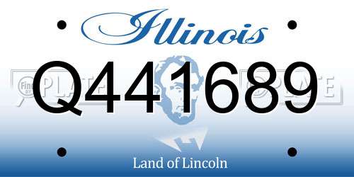 Q441689 Illinois License Plate