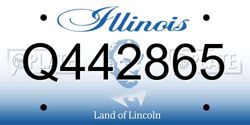 Q442865 Illinois License Plate