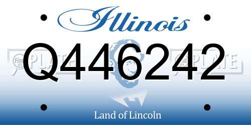 Q446242 Illinois License Plate
