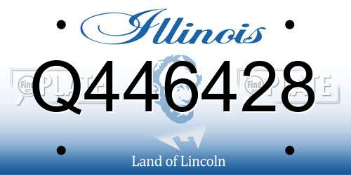 Q446428 Illinois License Plate