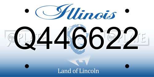 Q446622 Illinois License Plate