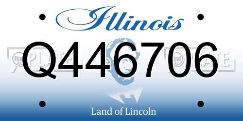 Q446706 Illinois License Plate