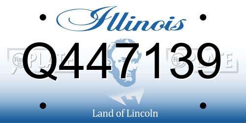 Q447139 Illinois License Plate