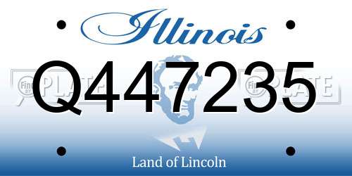 Q447235 Illinois License Plate