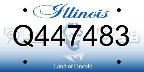 Q447483 Illinois License Plate