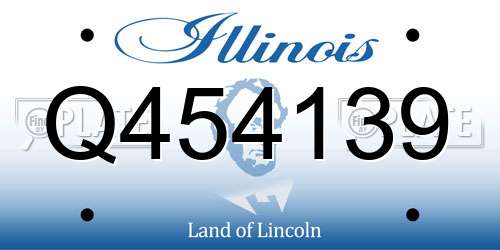 Q454139 Illinois License Plate