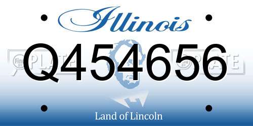 Q454656 Illinois License Plate