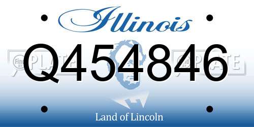 Q454846 Illinois License Plate