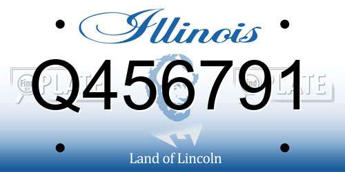 Q456791 Illinois License Plate
