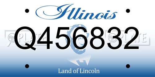 Q456832 Illinois License Plate