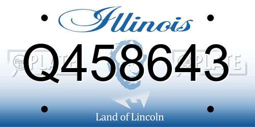 Q458643 Illinois License Plate