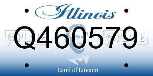 Q460579 Illinois License Plate