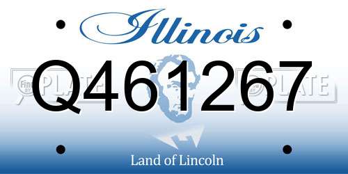 Q461267 Illinois License Plate