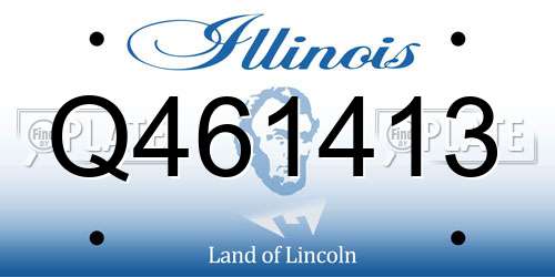 Q461413 Illinois License Plate