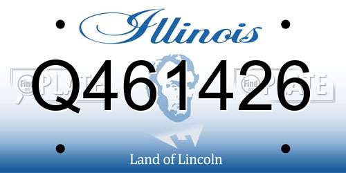 Q461426 Illinois License Plate