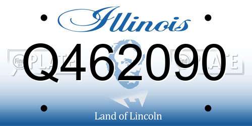 Q462090 Illinois License Plate