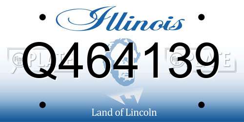 Q464139 Illinois License Plate