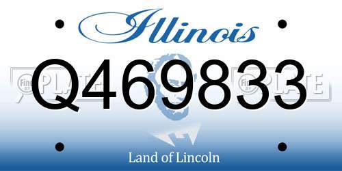 Q469833 Illinois License Plate