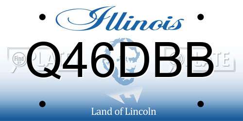 Q46DBB Illinois License Plate