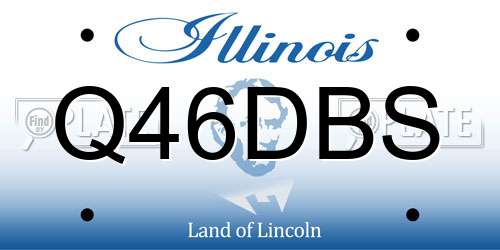 Q46DBS Illinois License Plate