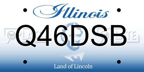 Q46DSB Illinois License Plate