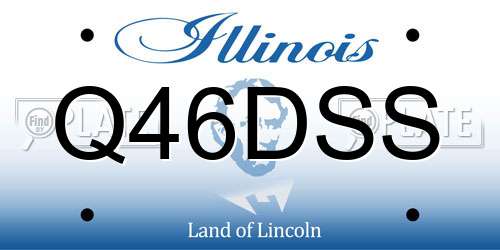 Q46DSS Illinois License Plate