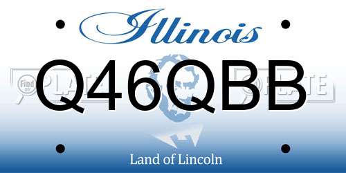 Q46QBB Illinois License Plate