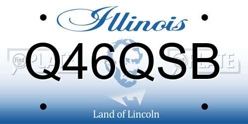 Q46QSB Illinois License Plate
