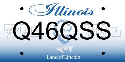 Q46QSS Illinois License Plate