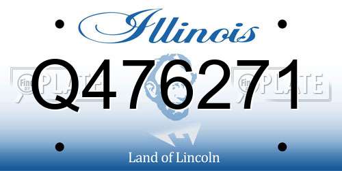 Q476271 Illinois License Plate