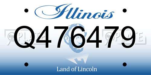 Q476479 Illinois License Plate