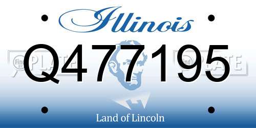 Q477195 Illinois License Plate