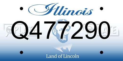 Q477290 Illinois License Plate